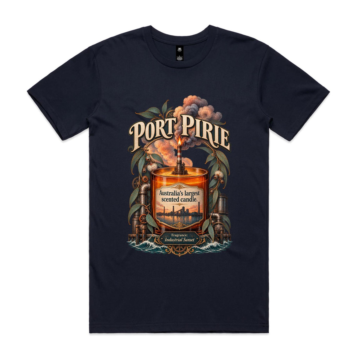Port Pirie ‘Scented Candle’ Tee — AS Colour Staple