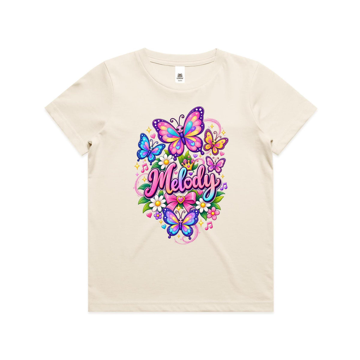 Melody Butterfly Youth Tee