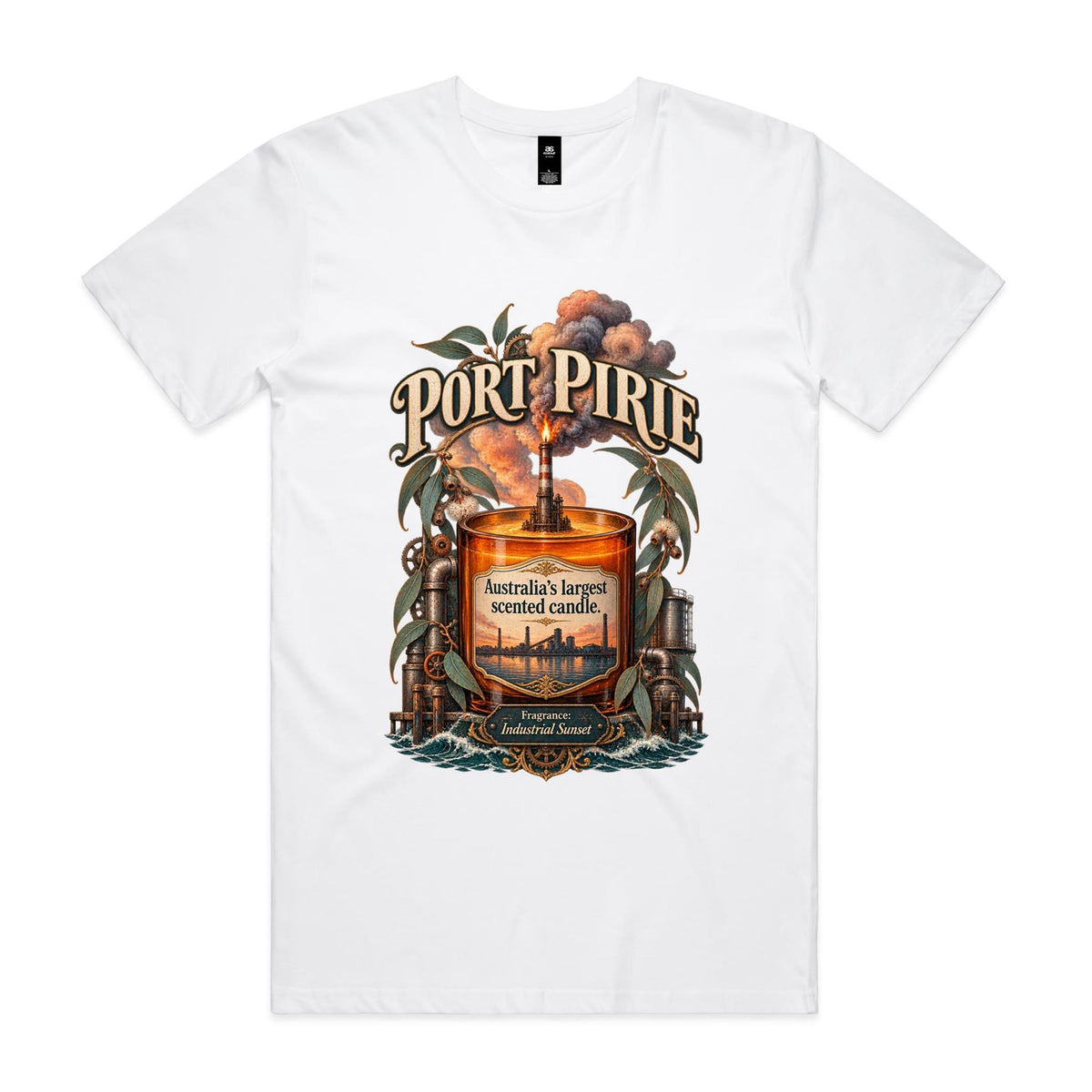 Port Pirie ‘Scented Candle’ Tee — AS Colour Staple