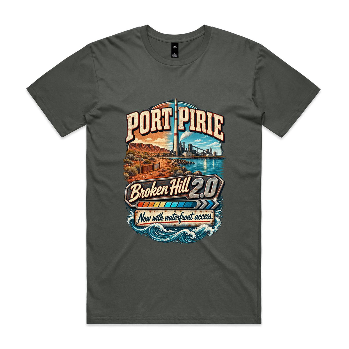 M&R Collective Port Pirie: Broken Hill 2.0 — AS Colour Staple Tee