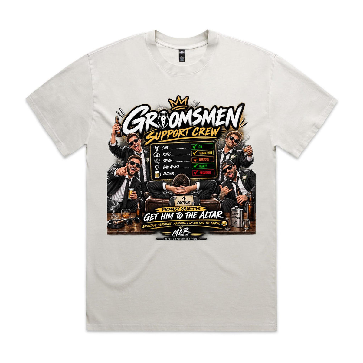 M&R Collective — Groomsmen Support Crew Tee