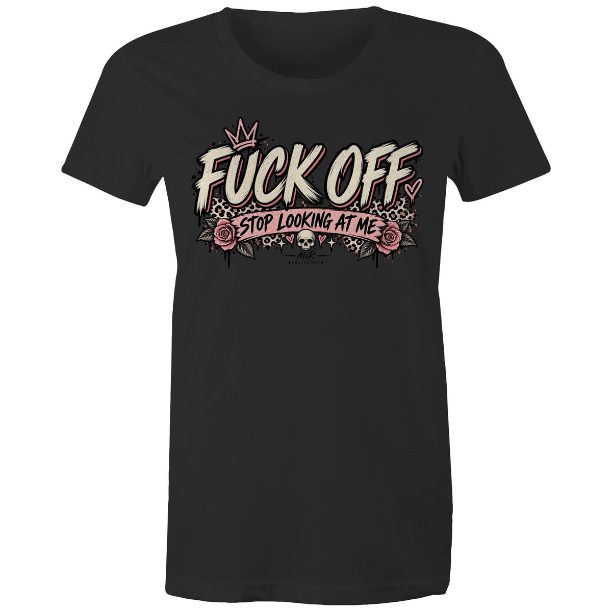 Mind Your Own Damn Business – Women’s Maple Organic Tee
