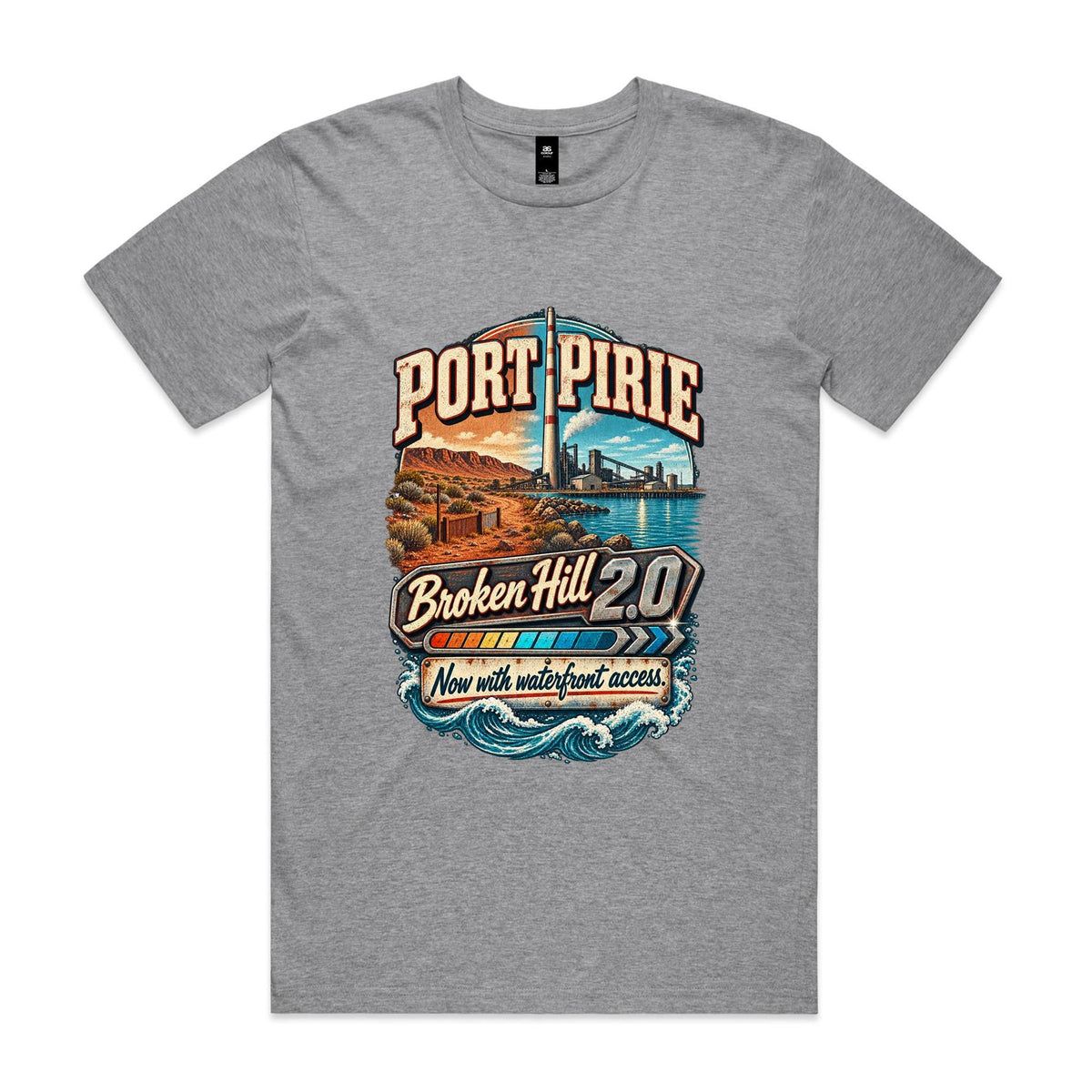 M&R Collective Port Pirie: Broken Hill 2.0 — AS Colour Staple Tee